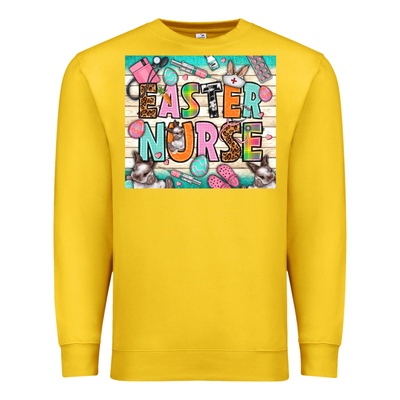 Easter Nurse Premium Sweatshirt by NancyCooperArtShop | Teevron