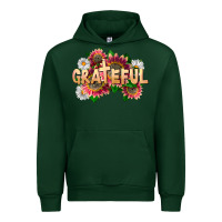 Forest Green Grateful Religious Urban Hoodie - LillyAllenDesigns