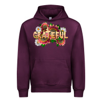 Mauve Wine Grateful Religious Urban Hoodie - LillyAllenDesigns