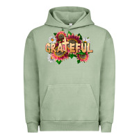 Pigment Oil Green Grateful Religious Urban Hoodie - LillyAllenDesigns