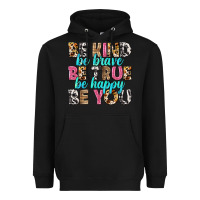 Black be kind be true be you Heavyweight Hoodie - NancyCooperArtShop