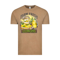 Vintage Coffee farm fresh lemons Vintage Tee - Zillion Design Studio