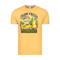 Vintage Mustard farm fresh lemons Vintage Tee - Zillion Design Studio
