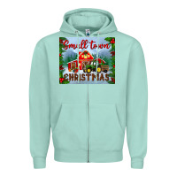 Seafoam small town christmas mousepad Zipper Hoodie - BundleAndBundleShop