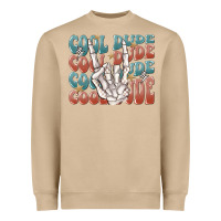 Mushroom cool dude Heavyweight Sweatshirt - MaliasSmallBusiness