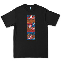 Black usa flag and cross penwraps Premium Tee - Artiststas