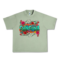 Oil Green chingona Urban Heavy Tee - texasbilliewilder