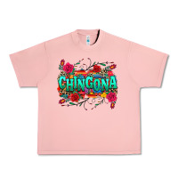 Salmon chingona Urban Heavy Tee - texasbilliewilder