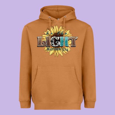 Be The Light Matthew Heavyweight Hoodie Designed By Nancycooperartshop