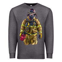 Charcoal Heather Firefighter Premium Sweatshirt - LillyAllenDesigns