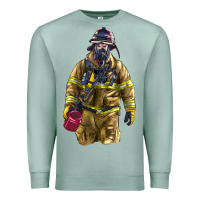 Seafoam Firefighter Premium Sweatshirt - LillyAllenDesigns