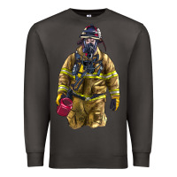Smoke Firefighter Premium Sweatshirt - LillyAllenDesigns