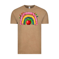 Vintage Coffee school rainbow Vintage Tee - Zillion Design Studio