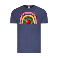 Vintage Denim school rainbow Vintage Tee - Zillion Design Studio