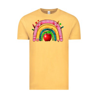 Vintage Mustard school rainbow Vintage Tee - Zillion Design Studio