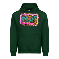 Forest Green Western Pray Religious Urban Hoodie - LillyAllenDesigns