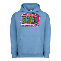 Pigment Pebble Blue Western Pray Religious Urban Hoodie - LillyAllenDesigns