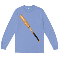 Colony Blue wooden softball bat Long Sleeve Tee - FaDigitalArtStudio