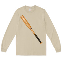 Mushroom wooden softball bat Long Sleeve Tee - FaDigitalArtStudio