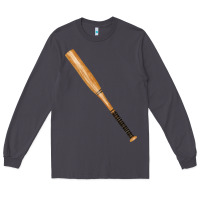 Smoke wooden softball bat Long Sleeve Tee - FaDigitalArtStudio