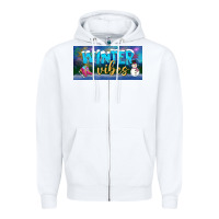 White winter vibes license plate Zipper Hoodie - BundleAndBundleShop