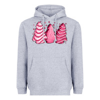 Heather Grey pink Christmas cakes Heavyweight Hoodie - Jasminsmagicworld