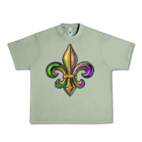 Oil Green fleur de lis Urban Heavy Tee - RanaPortraitStore