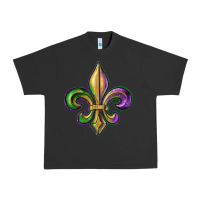 Pigment Black fleur de lis Urban Heavy Tee - RanaPortraitStore