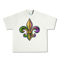Pistachio fleur de lis Urban Heavy Tee - RanaPortraitStore