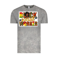 Cloud Rock black social worker Vintage Tee - texasbilliewilder
