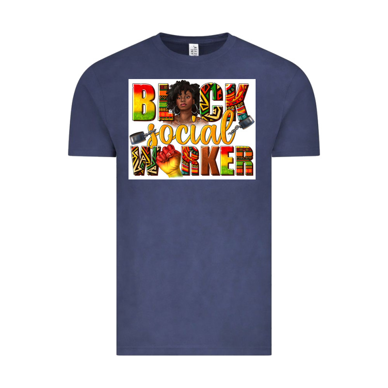 Black Social Worker Vintage Tee by texasbilliewilder | Teevron