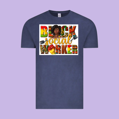 Vintage Tee black social worker