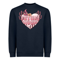Navy future cowgirl Heavyweight Sweatshirt - MaliasSmallBusiness