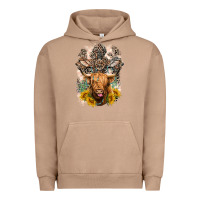 Pigment Burro Western Heifer Cow with crosses Urban Hoodie - LillyAllenDesigns