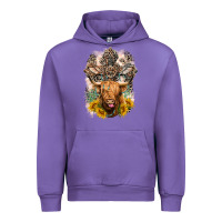 Tulip Western Heifer Cow with crosses Urban Hoodie - LillyAllenDesigns