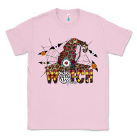 Bubblegum Pink Witch Please Classic Tee - CowhideDigitalArt