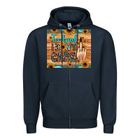 Navy too bad i don't care Zipper Hoodie - JahusDesignShop
