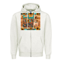 Oatmeal Heather too bad i don't care Zipper Hoodie - JahusDesignShop