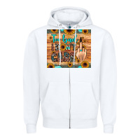 White too bad i don't care Zipper Hoodie - JahusDesignShop