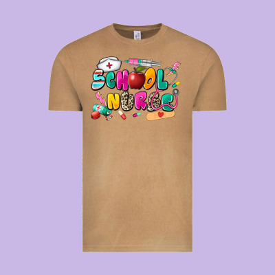 School Nurse Vintage Tee Designed By Zillion Design Studio