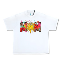 White summer mom Urban Heavy Tee - Zillion Design Studio
