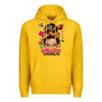 Lemon preschool teacher life  messy bun Premium Hoodie - NancyCooperArtShop