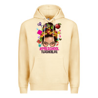 Pina Colada preschool teacher life  messy bun Premium Hoodie - NancyCooperArtShop