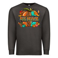 Smoke bus driver pumpkin Premium Sweatshirt - NancyCooperArtShop