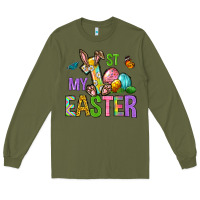 Army Green My first Easter Long Sleeve Tee - Neo Western