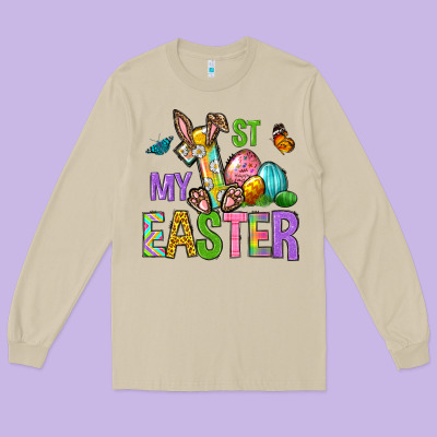 My First Easter Long Sleeve Tee Designed By Neo Western
