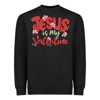 Black jesus is my valentine Heavyweight Sweatshirt - MaliasSmallBusiness