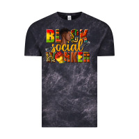Cloud Black black social worker Vintage Tee - texasbilliewilder