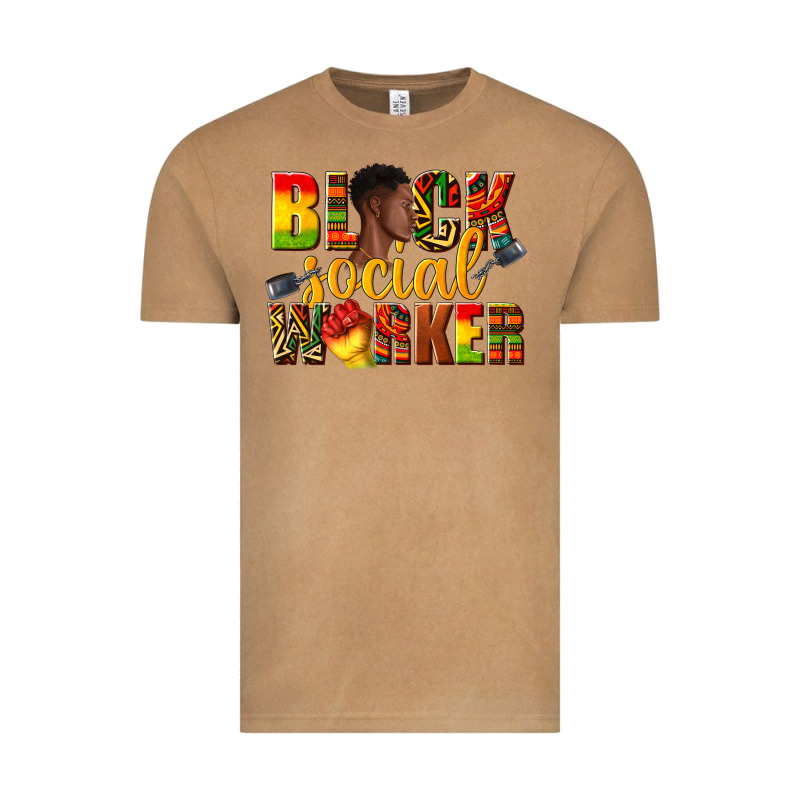Black Social Worker Vintage Tee by texasbilliewilder | Teevron