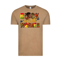 Vintage Coffee black social worker Vintage Tee - texasbilliewilder